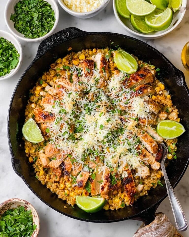 Mexican Street Corn Chicken Skillet Recipe