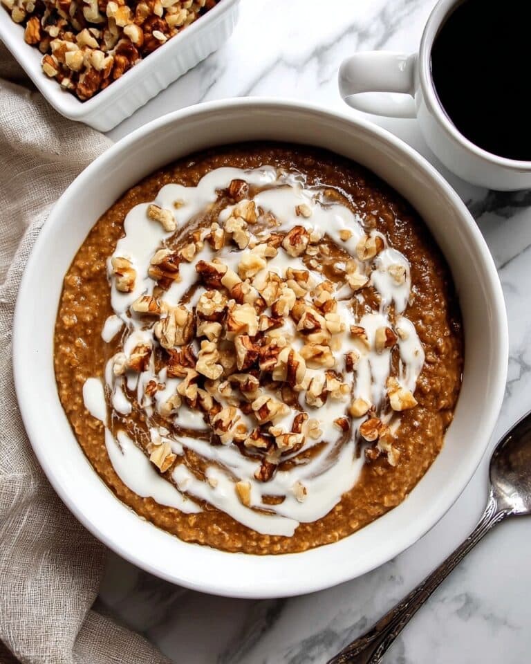 Creamy Breakfast Red Split Lentils with Coconut Milk and Walnuts Recipe