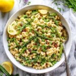 Lemon-Dijon Asparagus and Pea Macaroni Salad Recipe