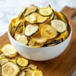 Salt and Vinegar Dehydrated Zucchini Chips Recipe