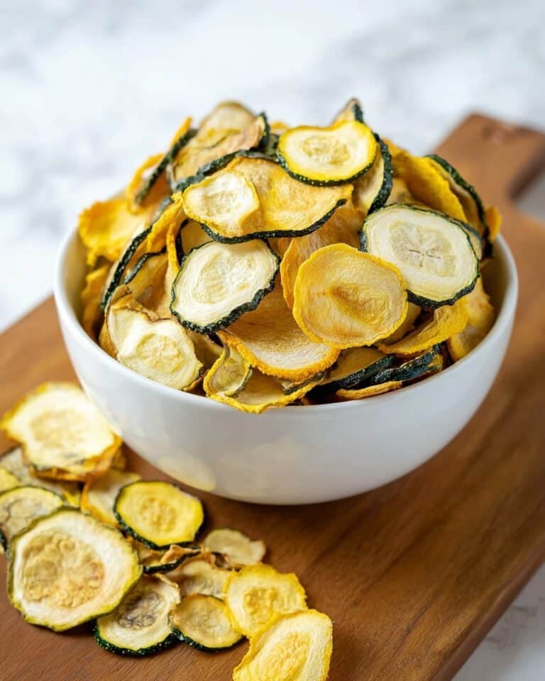 Salt and Vinegar Dehydrated Zucchini Chips Recipe