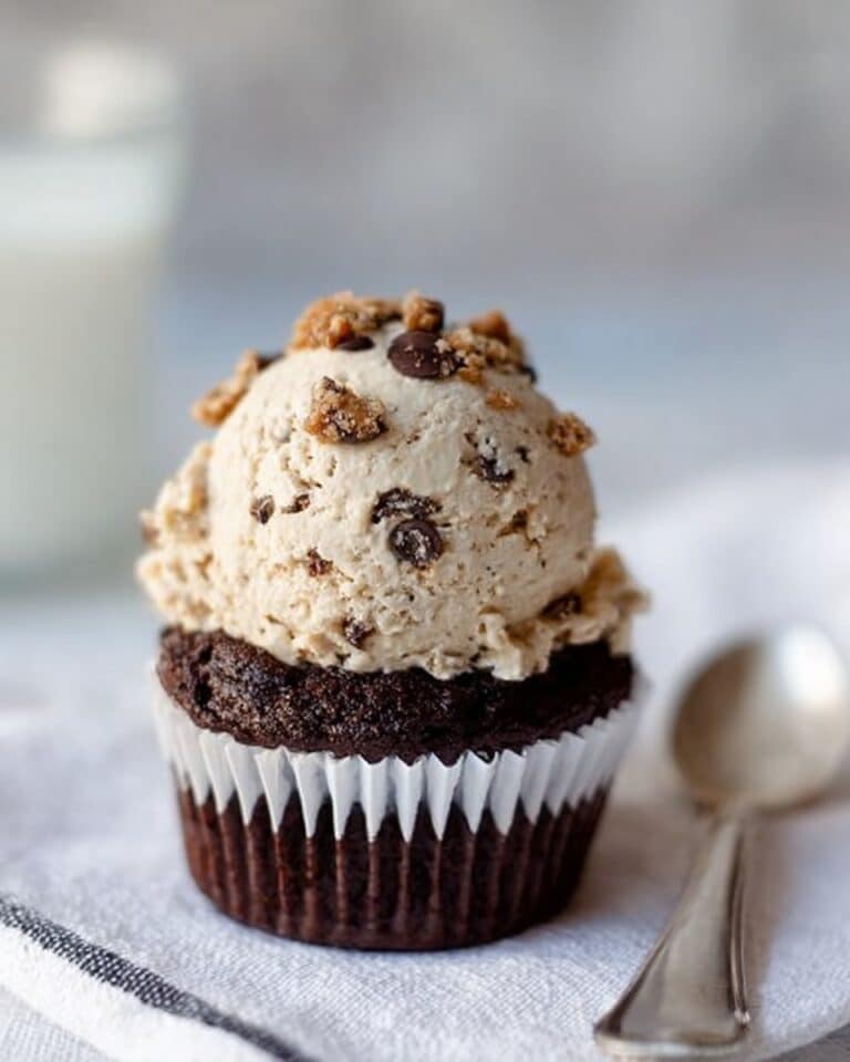 Cookie Dough Frosting with Mini Chocolate Chips Recipe