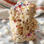 Cake Batter Rice Krispie Treats Recipe