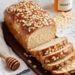 Honey Oat Bread (Delicious + Easy Sandwich Loaf) Recipe