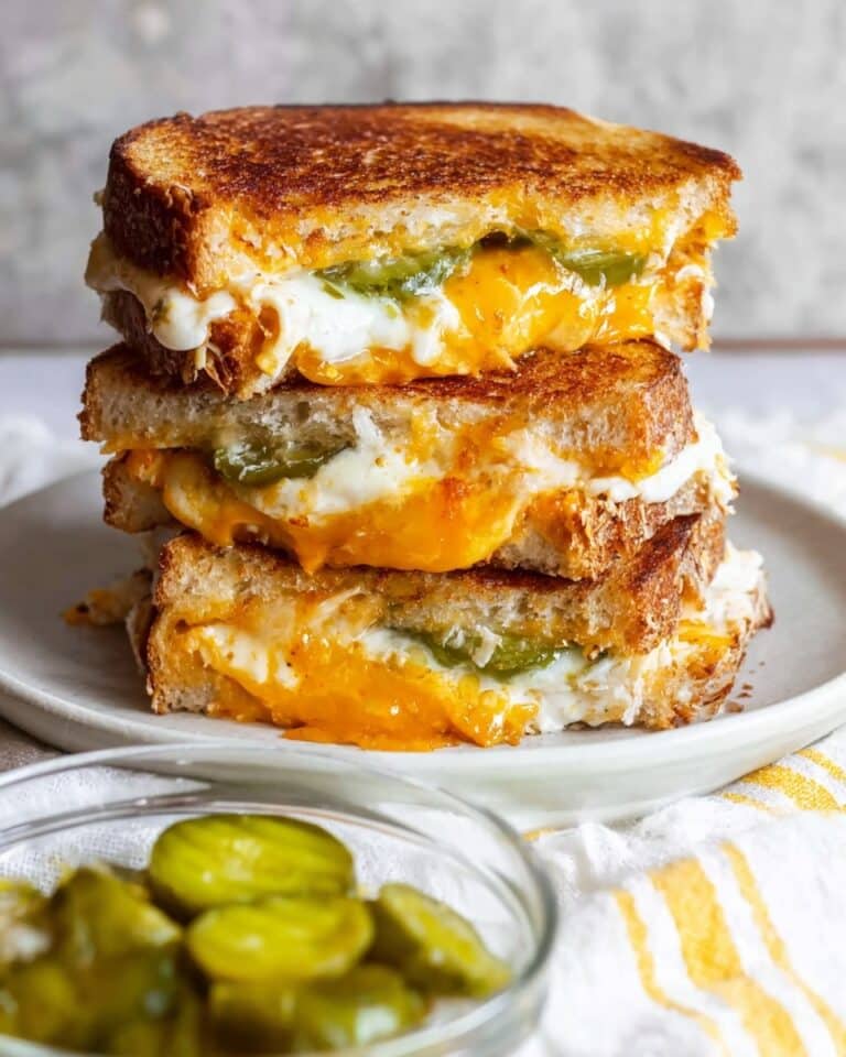 Pickle Grilled Cheese Sandwich Recipe
