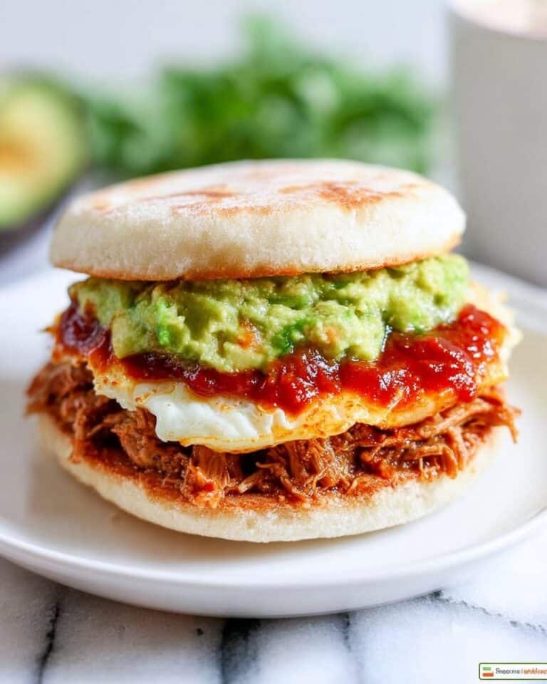 Huevos Rancheros Breakfast Sandwich Recipe