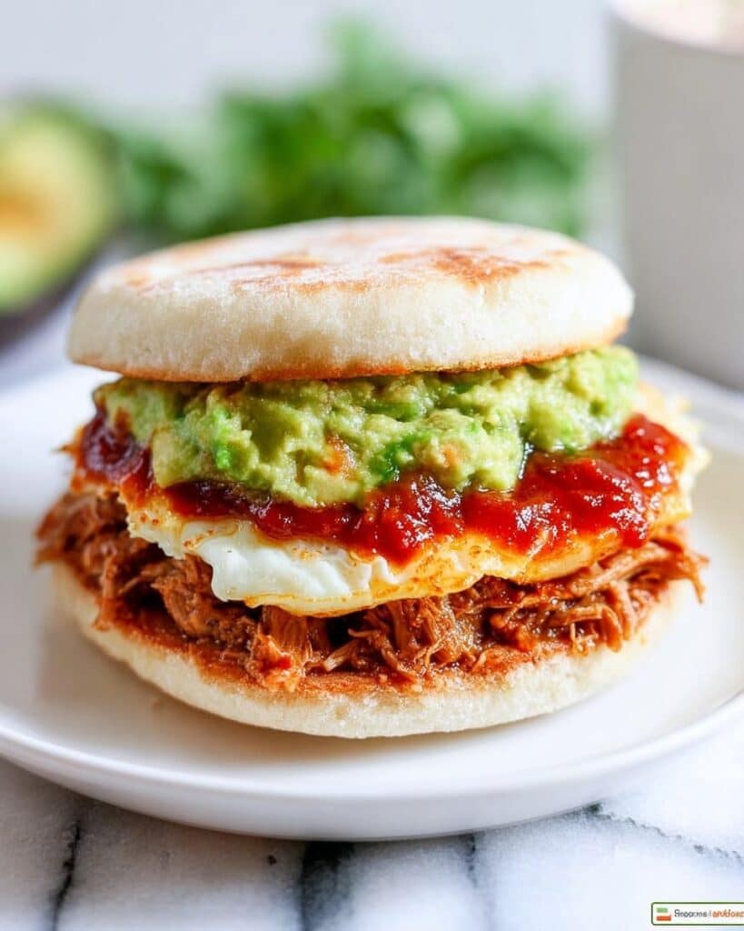 Huevos Rancheros Breakfast Sandwich Recipe