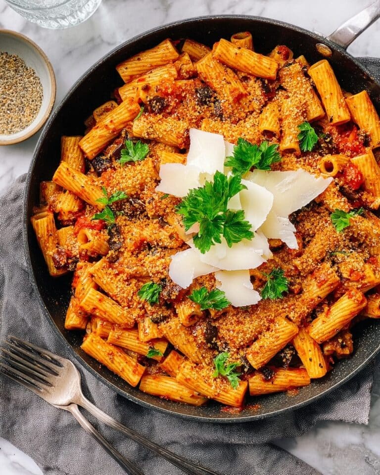 Eggplant and Tomato Pasta Recipe