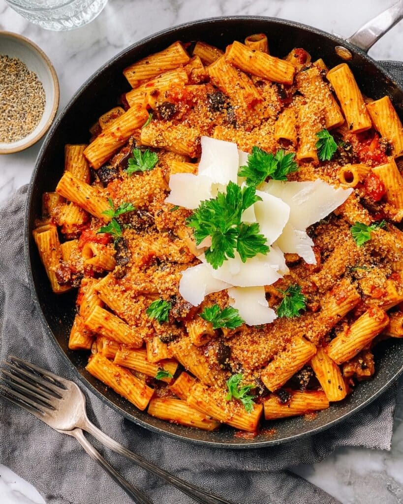 Eggplant and Tomato Pasta Recipe