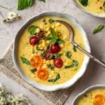 Summer Sweet Corn Gazpacho Recipe