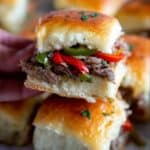 Easy Philly Cheesesteak Sliders Recipe