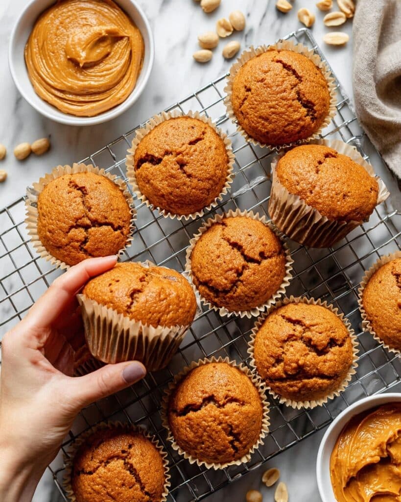 Flourless Peanut Butter Sweet Potato Muffins Recipe