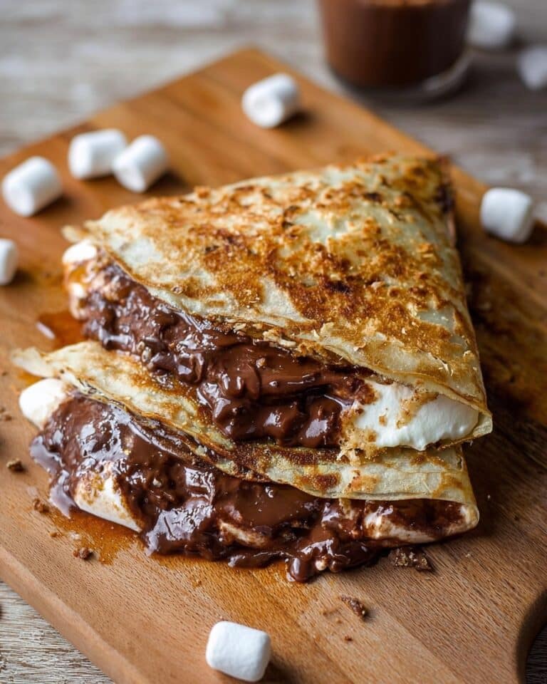 Grilled S’mores Dessert Quesadillas Recipe