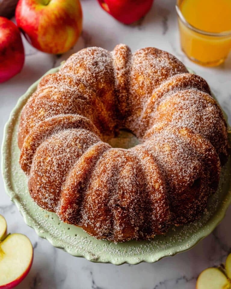 Apple Cider Bundt Cake with Caramelized Cider Glaze Recipe