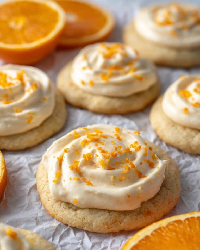 Frosted Orange Sugar Cookies Recipe