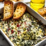 Spinach and Pepperoncini Baked Feta Dip Recipe