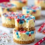 Patriotic Mini Cheesecakes Recipe