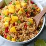 Mango Fried Rice with Chickpeas and Green Onion Recipe