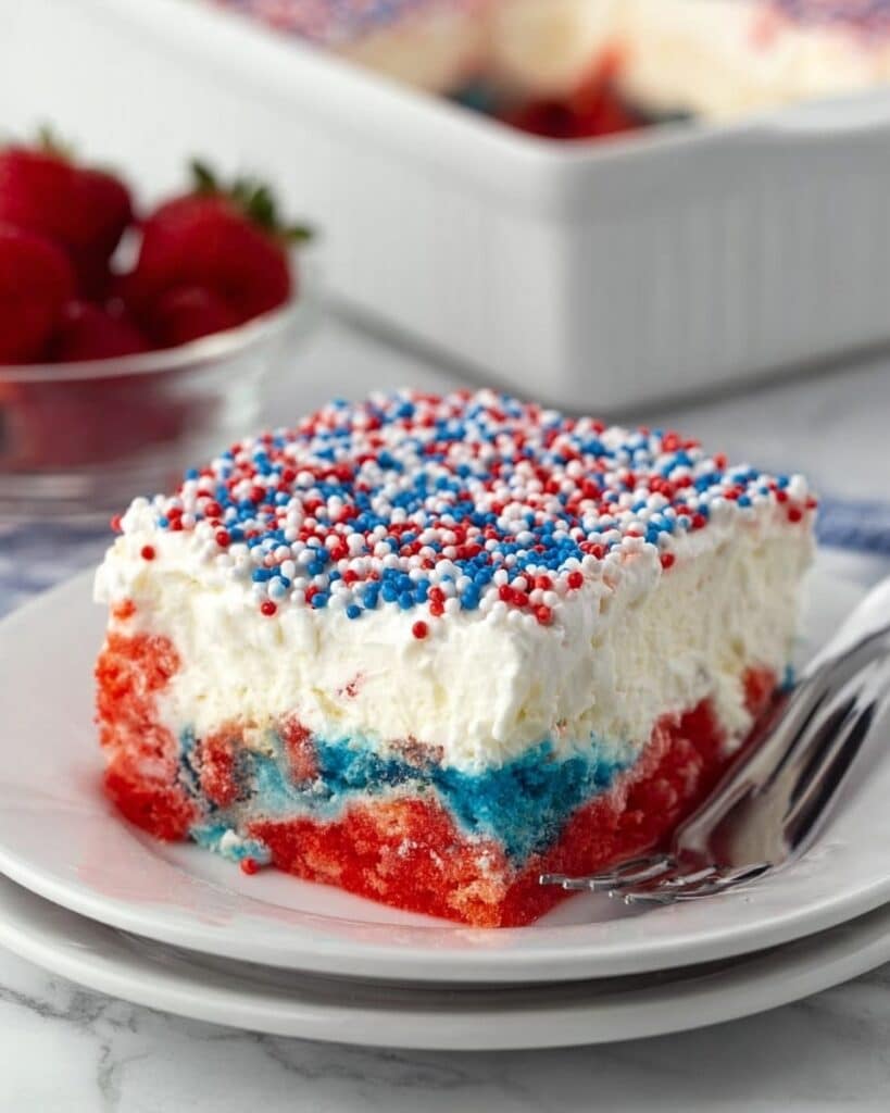 Patriotic Poke Cake Recipe