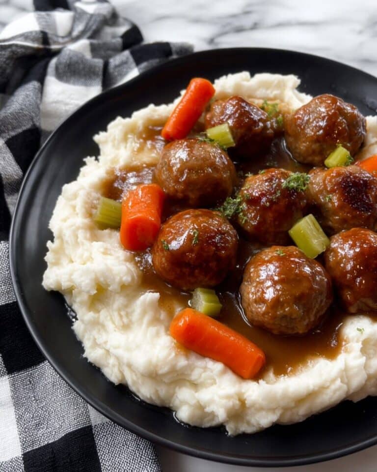 Easy Meatball Pot Roast Recipe