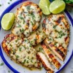 Grilled Salsa Verde Pepper Jack Chicken Recipe