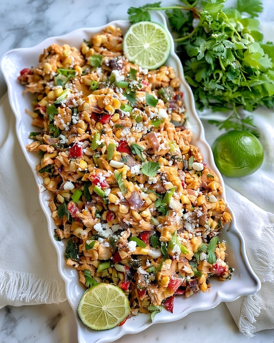 Healthy Street Corn-Inspired Chicken Salad Recipe