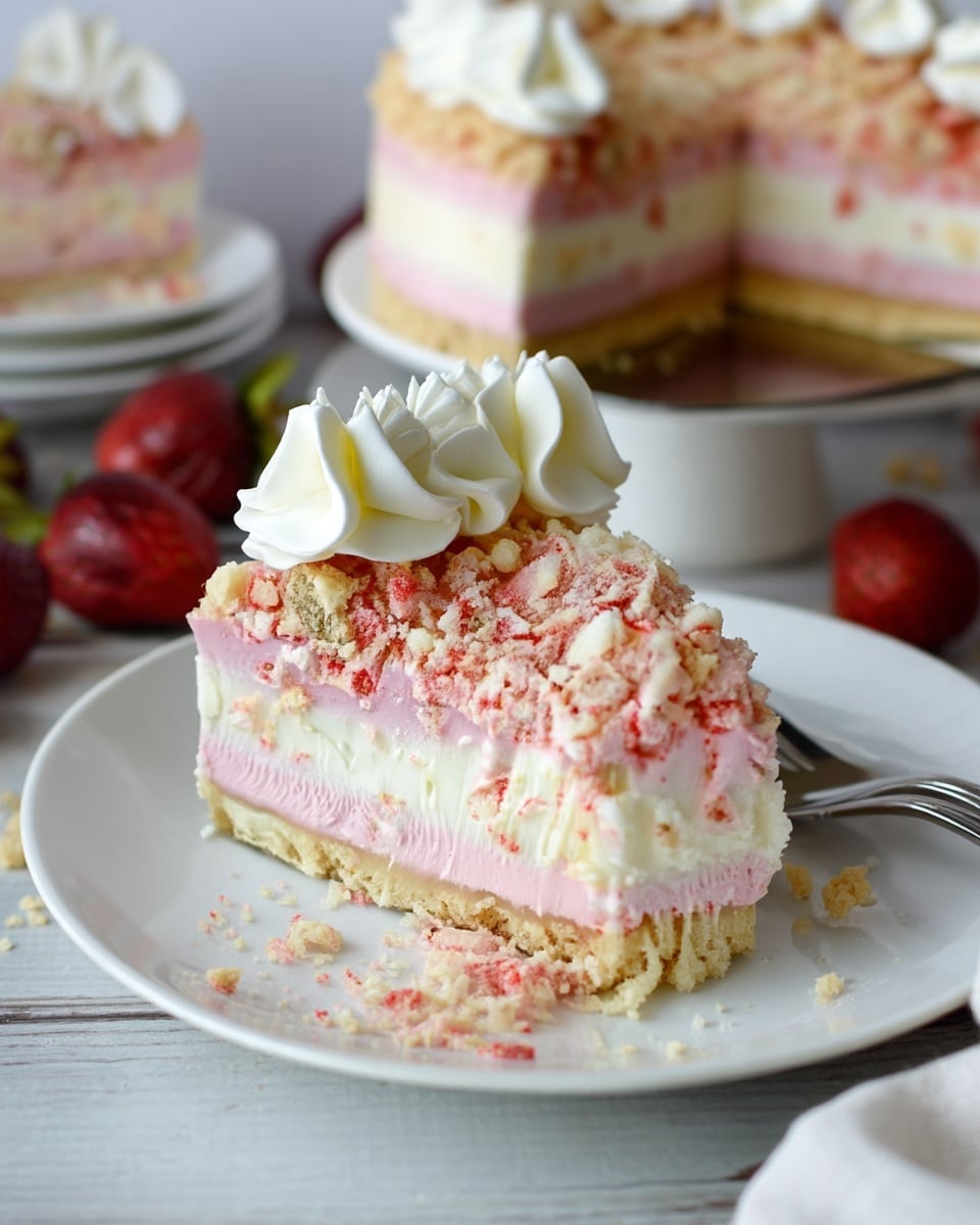 Strawberry Crunch Cheesecake Recipe