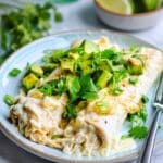 White Chicken Enchiladas Recipe