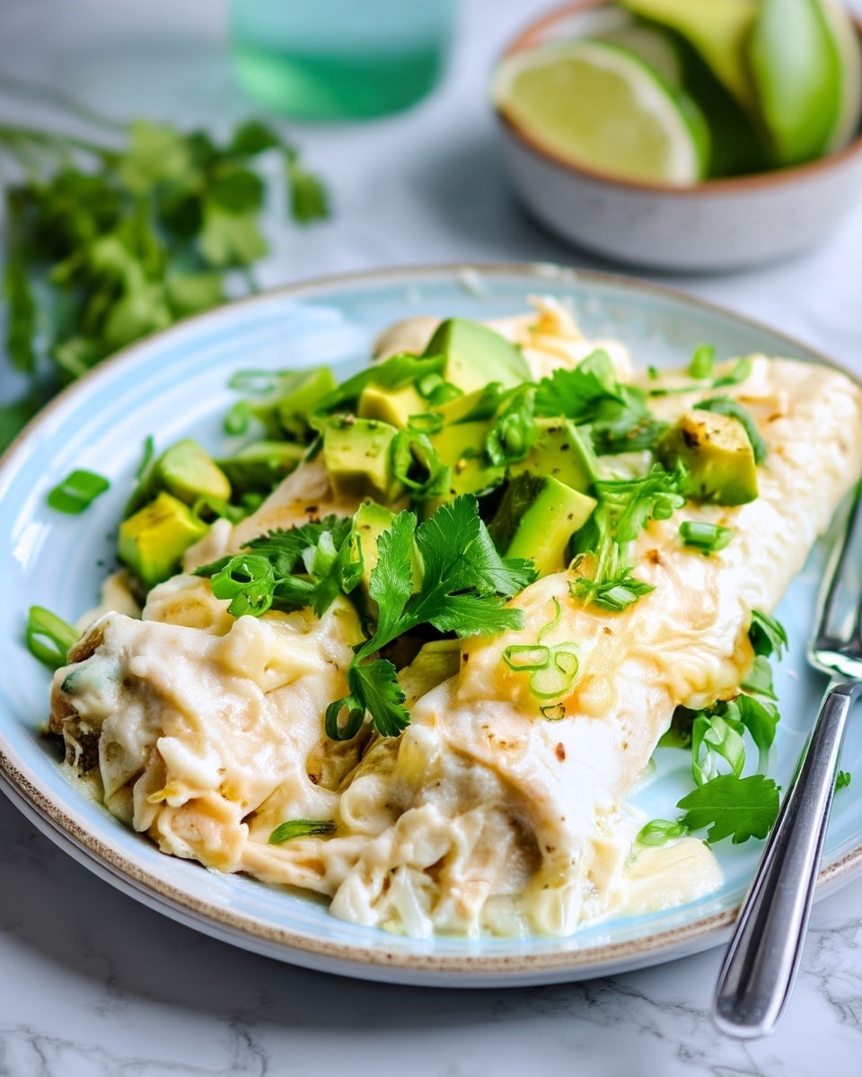 White Chicken Enchiladas Recipe