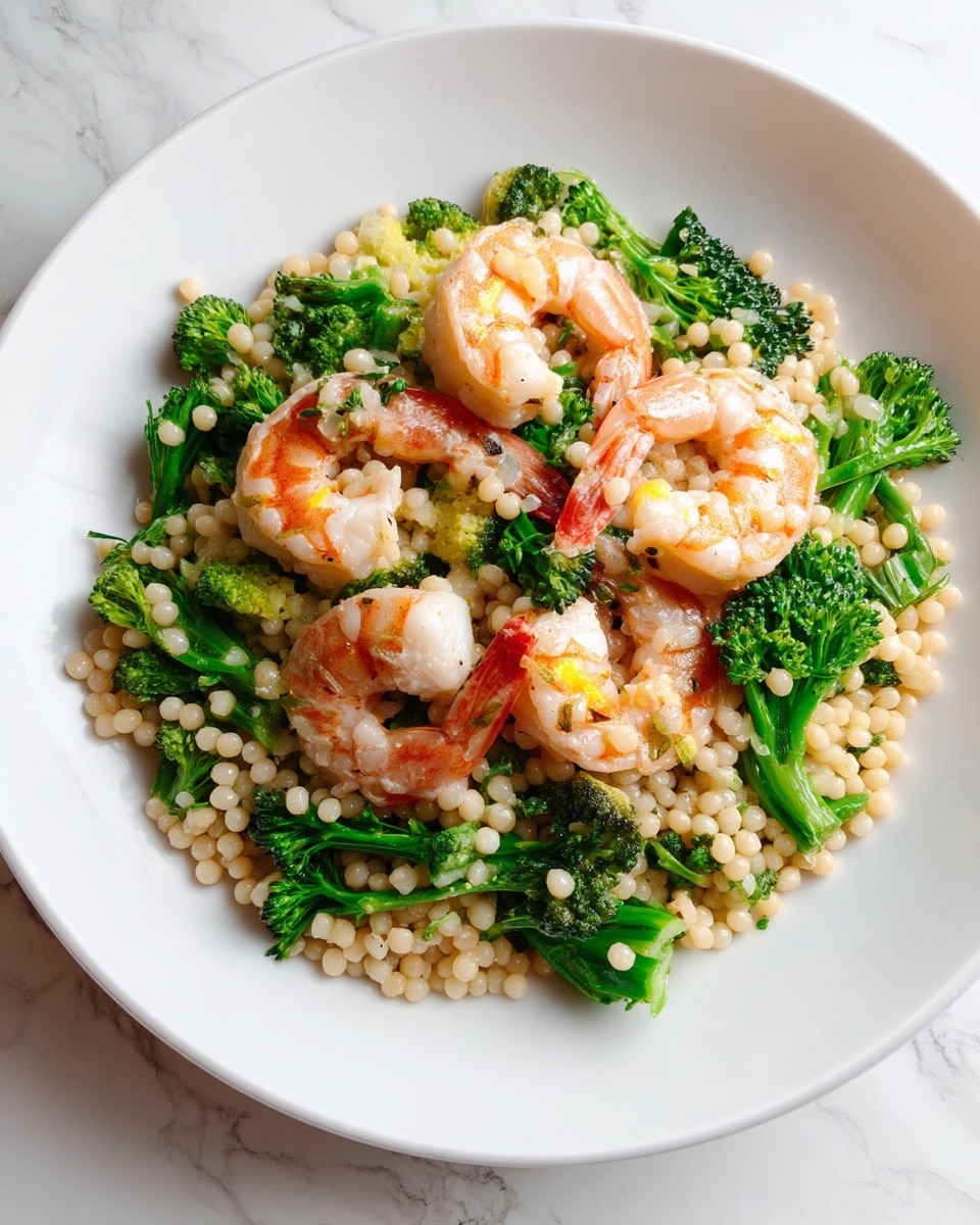 Parmesan Couscous and Shrimp Recipe