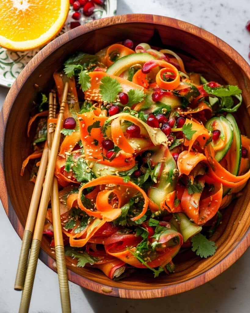Carrot Salad with Citrus Miso-Ginger Dressing Recipe