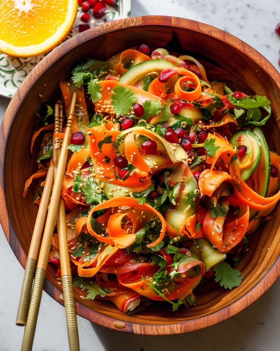 Carrot Salad with Citrus Miso-Ginger Dressing Recipe
