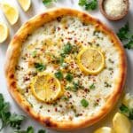 Lemon Pizza with Fresh Mozzarella, Lemon Brine, and Parsley Recipe
