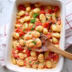 Baked Feta Gnocchi with Cherry Tomatoes and Basil Recipe