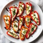 Roasted Goat Cheese Stuffed Mini Peppers Recipe